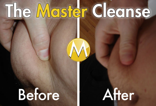 Master Cleanse Before and After Belly