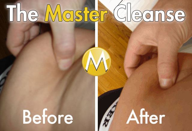 Master Cleanse Before and After Love Handle